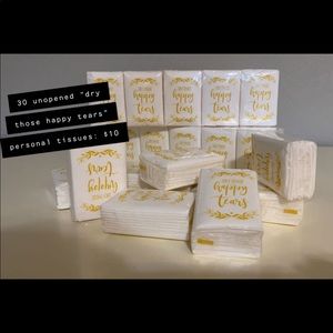Wedding day tissues
